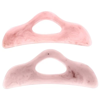  2 Pcs Back Scratcher Massager Round Handle Cellulite Device Guasha Tool - Image 1 of 4