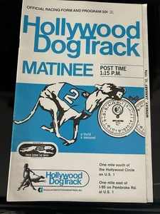 1976 Hollywood Greyhound Programm, Matinee High Grade - Bild 1 von 5