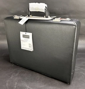 Maletín negro para portátil Heritage Travelware con bloqueo de combinación - Imagen 1 de 13