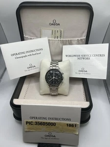 Omega Speedmaster Moonwatch Apollo 11 XI 30th Anniversary Full Set 35605000 1861 - Foto 1 di 18