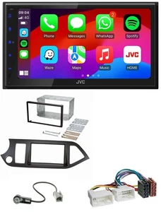 JVC Bluetooth USB MP3 2DIN DAB Autoradio für Kia Picanto ab 11 Start-Stop - Bild 1 von 10