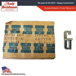 1967 Dodge Dart Decklid Nameplate Emblem Letter G 2784165 NOS - Picture 1 of 8