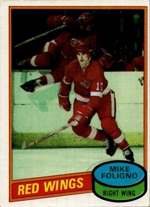 1980-81 Topps #187 Mike Foligno novato - Imagen 1 de 2
