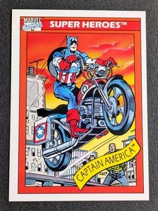 1990 Impel Marvel Universe Captain America #31 Super Heroes - Bild 1 von 2