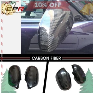 Carbon Fiber Rearview Side Mirror Trim Stick Cover 2Pcs for Nissan R33 GTR Only - Imagen 1 de 5