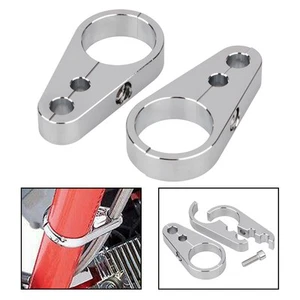 1.25" Motorcycle Handlebar Brake Clutch Cable Wire Clamp Holder For Harley Dyna - Picture 1 of 17