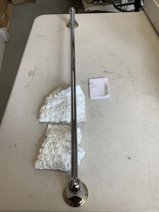 Grohe 24” Towel Bar. Polished Chrome/Brass. 40146IRO. - Picture 1 of 7