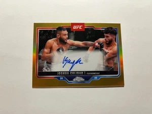 2025 Topps UFC Cromo Joshua Culibao Oro Rifrattore #73/50 SP B1 - Foto 1 di 2