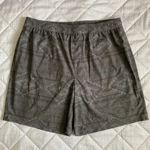 Chubbies Aztec Athletic Shorts Men’s XL Gray Black Brief Lined 7” Inseam - Picture 1 of 11