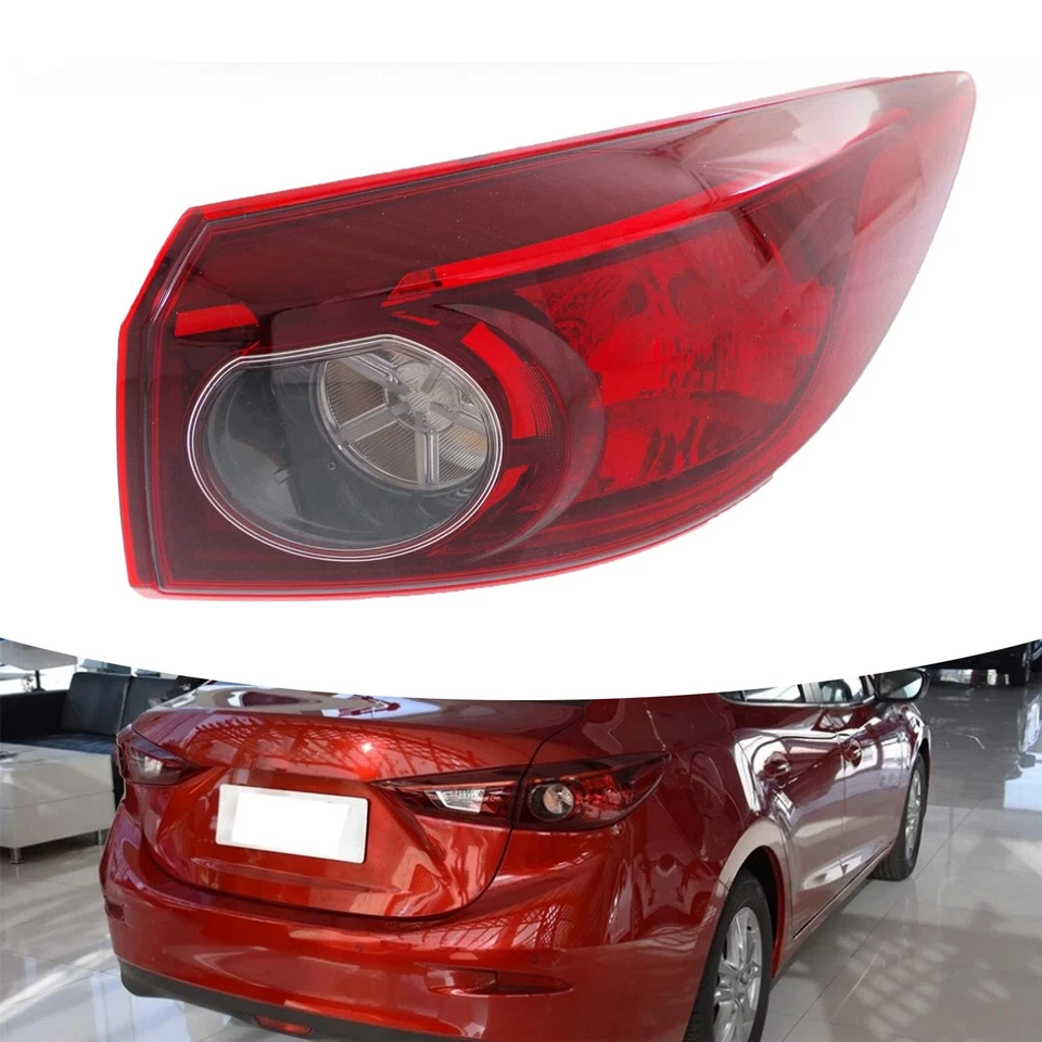 Reemplazo de lámpara de luz trasera exterior lado derecho para Mazda 3 2014-2018 sedán Foto 1 de 4