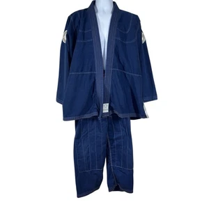 Gold BJJ Aeroweave Ultralight GI Set Mens A2H Navy Jiu Jitsu Ripstop Durable - Picture 1 of 15