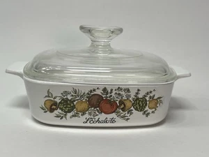 Vtg Corning Ware Spice Of Life A-1-B Casserole Dish W/ Lid 1 Qt - Picture 1 of 5