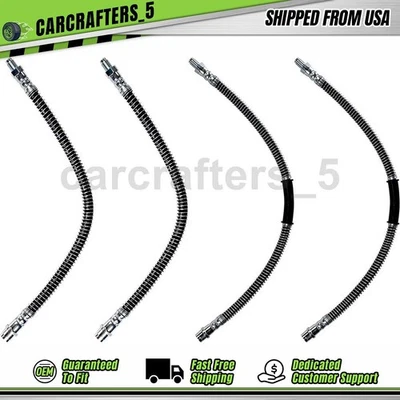 Sunsong Front Rear Brake Hydraulic Hose for 2007-2010 Mercedes-Benz CL550 5.5L - Image 1 of 4