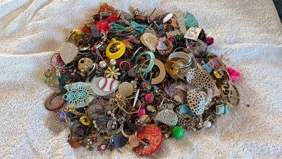 Lote artesanal de pendientes individuales vintage de 5++ lb #98 Foto 1 de 4