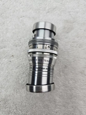 LENTE CINE KODAK TELPPHOTO 3" 76MM F4.5 CON TAPAS BONITA Foto 1 de 4