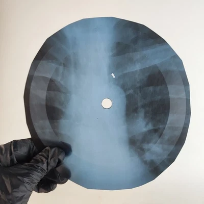 JIMI HENDRIX FIRE X-Ray USSR Record Roentgen Bone Ribs Music Vinyl - Image 1 of 2
