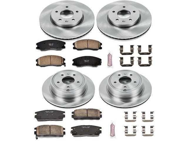Kit de pastillas de freno delanteras y traseras y rotor 53VQBB78 para Saturn Vue 2008 2009 2010 Foto 1 de 1