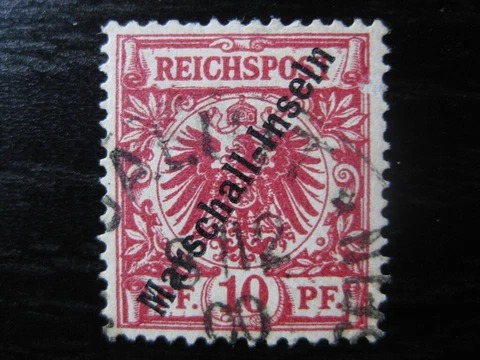 MARSHALL-INSELN GERMAN COLONY Mi. #3IIc used stamp ex-Sismondo stock! CV $780.00 Cover