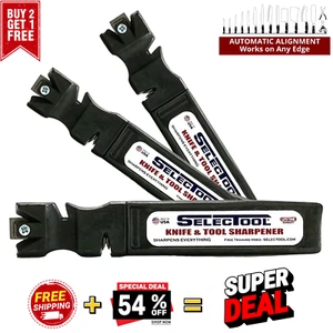 SELECTOOL 4-in-1 Knife & Tool Sharpener – USA Made | Knives, Scissors, Axes - Picture 1 of 19