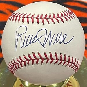 MINT RICK WISE SIGNED OFFICIAL MAJOR LEAGUE BASEBALL PHILLIES CARDINALS RED SOX!