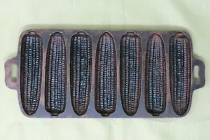 Stampo per pane di mais in ghisa vintage senza marchio 27S-26 in ottime condizioni - Foto 1 di 4