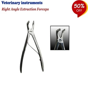Veterinary instruments Rodent Small Animal Teeth Extracting Forceps Right Angled - Bild 1 von 4
