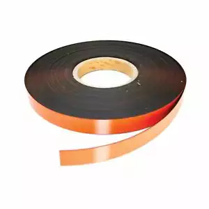 ORANGE Magnetic Tape Strip 30M ROLL x 10mm x 0.8mm | Sign Warehouse Labelling - Picture 1 of 3