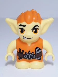 Lego Elves Elfe Beiblin Minifigur spitze Ohren gelber Körper Stachelhaar  - Bild 1 von 2