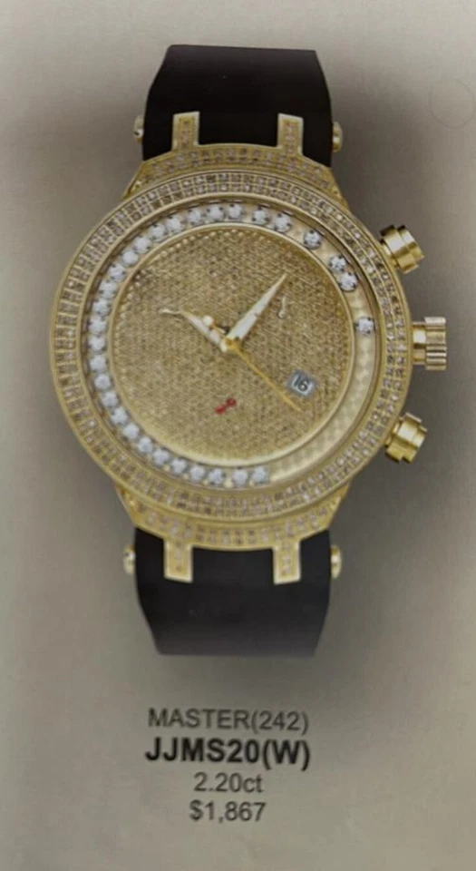 Nuevo Reloj Hombre Auténtico JOJO Joe Rodeo Master -JJMS20(W) Abrx Diamante 2.20 CT Foto 1 de 1