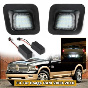 License Plate Rear Bumper Lights LED Lamps For 2003-18 Dodge Ram 1500 2500 3500 - Picture 1 of 5