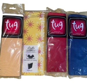 9 PACK STRETCHABLE Book Covers ASSORTED COLORS Free Shipping - Picture 1 of 5