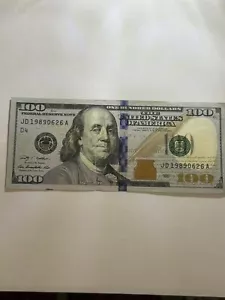 Birthday Or Anniversary Bill $100 US Dollars Note, June 26, 1989 - Picture 1 of 5