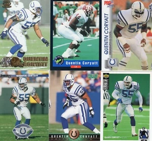 QUENTIN CORYATT Lot of 30+ Different Premium Football Cards Indianapolis Colts - Picture 1 of 7