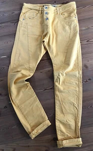 Please P78A Damen Jeans Hose Boyfriend Gr. Xsmall Vintage Senfgelb Gelb - Bild 1 von 9