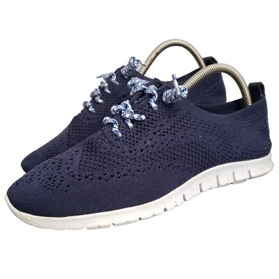 Zapatos informales Cole Haan ZeroGrand Stitchlite para mujer 10 B azules con cordones W06730 Foto 1 de 4