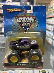2007 HOT WHEELS MONSTER JAM WILD HAIR PURPLE 66/70 MJ234 - Picture 1 of 3