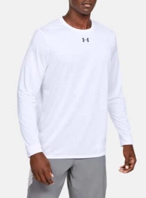 Camiseta Under Armour UA 2.0 manga larga armario 1305776-100 blanca para hombre Foto 1 de 2