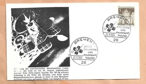 ATLAS AGENA LAUNCH SEP 23,1966 BREMEN SPACE COVER NASA - Picture 1 of 1