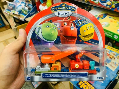 2010 Chuggington Toy Train Die-Cast CALLEY'S FIRE & RESCUE CARS Engine New - Image 1 of 2