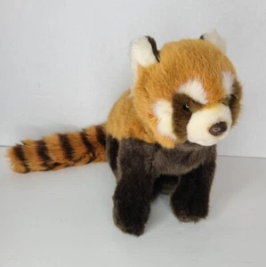 Peluche panda rosso in via di estinzione firmato Webkinz Ganz senza codice - Foto 1 di 10