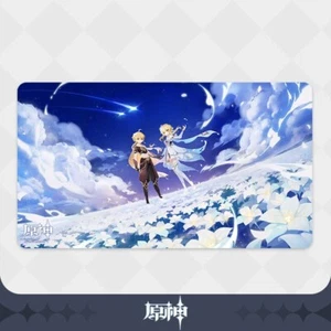 Genshin Impact Twin Stars on Floral Sea Mousepad Traveler - Äther & Lumine - Bild 1 von 1