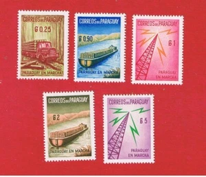 Paraguay #577-581   MNH OG   Industry  Free S/H - Picture 1 of 1