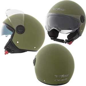 Casco Jet Moto Scooter Quad Homologado ECE 22 06 Parasol Doble Visor Sonicmoto - Imagen 1 de 56