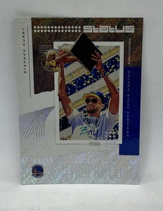 STEPHEN CURRY 2019-20 Status Trophy Club BLUE SHIMMER Prizm WARRIORS - Picture 1 of 3