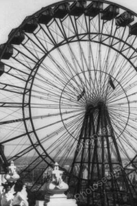 The Great Ferris Wheel! World's Fair Professional Photo Lab Reprint - Picture 1 of 1
