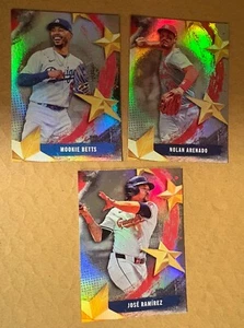 2025 Topps Stars Of MLB Mookie Betts Ramirez, Arenado 3 Cards - Picture 1 of 1