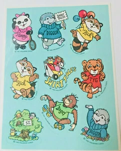 Vintage Hallmark Sticker - Shirt Tales - datiert 1982 - bezaubernd!  - Bild 1 von 1