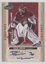 2005-06 Parkhurst Signatures David LeNeveu #DL Rookie Auto RC