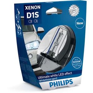 Philips WhiteVision 1x D1S 85415WHV2S1 gen2 Xenon HID Car Headlight Bulb PK32d-2