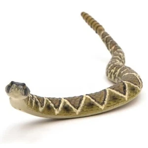 Rattlesnake Papo Figures #50237 Wild Animal Kingdom NIB 6 1/2" length - Picture 1 of 2